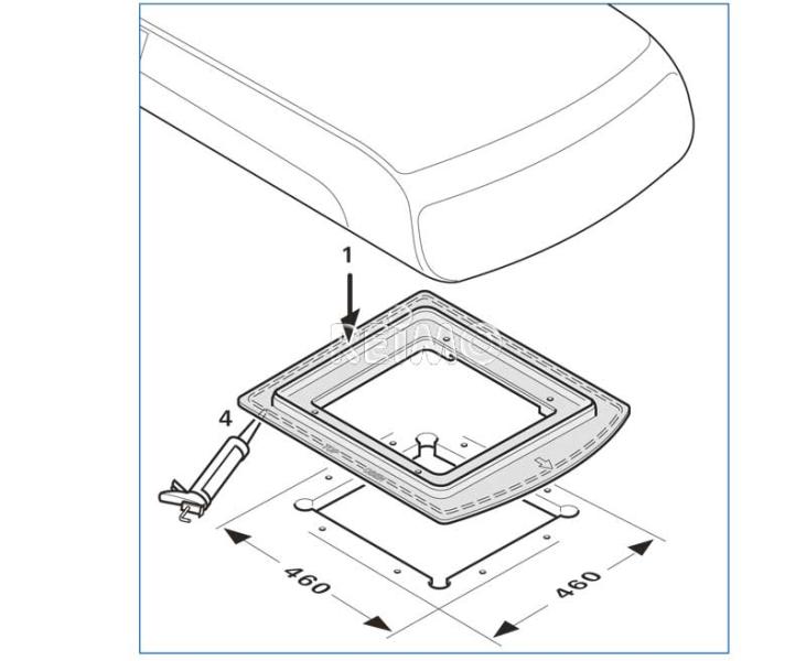 Dichtrahmen für Aventa Comfort+Compact