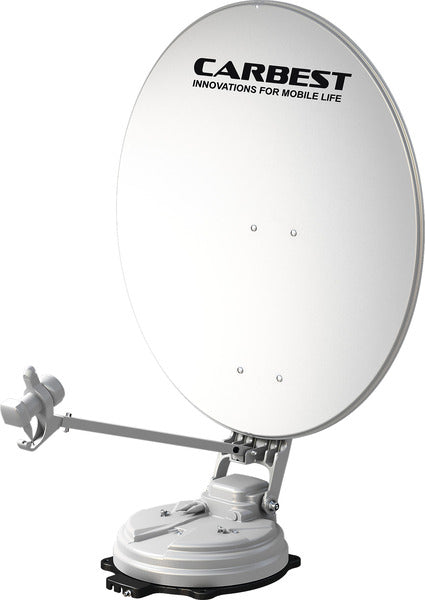 Sat-Anlage mit 10 vorprogrammierten Satelitten
