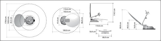 Carbest Multi-Sat X85 Single Sat-Anlage 85 cm