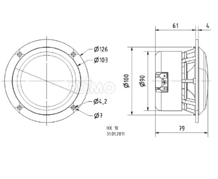 HX 10 Premium-Sound mit kompakten Abmessungen