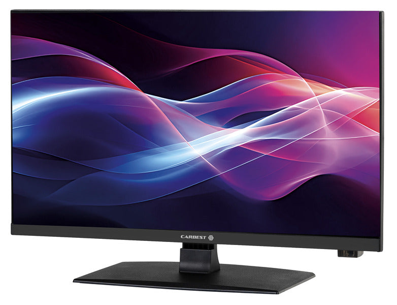 Smart LED TV 23,6", 12V Fernseher, 2Gen, Frameless,Schwarz,Silber