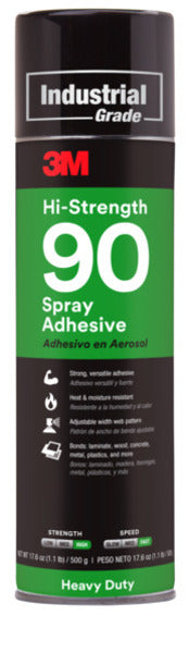 3M Sprühklebstoff auf Basis Synthetischer Elastomere Hi-Strength 90 - Transparent - 500 ml