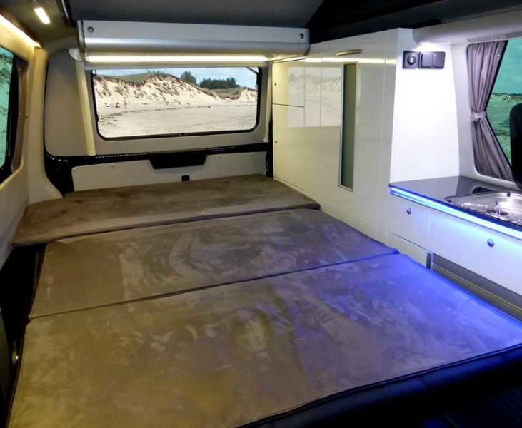 Schlafbank VW T6 KR und L R. Camping-Bus Trio Style
