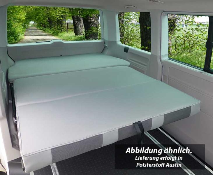 Schlafsitzbank VW T6, Weekender V3000 Gr.17 3-sitzig, Polster Austin 2 fbg.