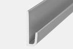 Abschlussprofil aus Aluminium - 3-4 mm