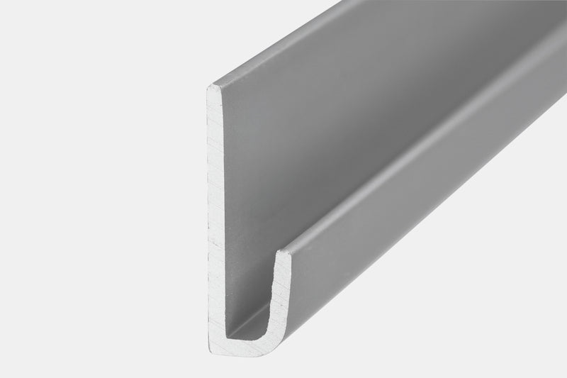 Abschlussprofil aus Aluminium - 3-4 mm