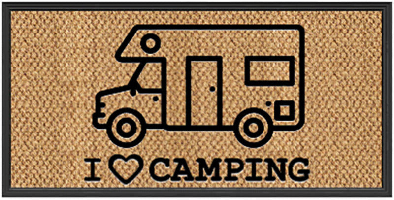 Arisol Fußmatte "I love Camping" 25x50cm