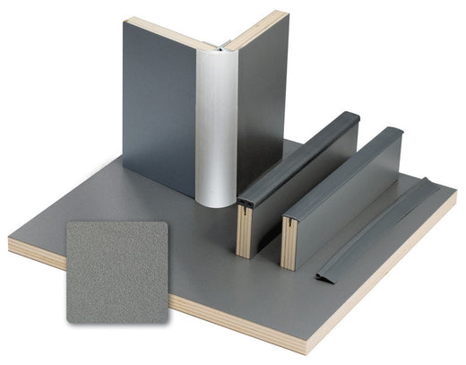 HPL-Schichtstoff Möbelbauplatte - Anthrazit Metallic - 1 Platte