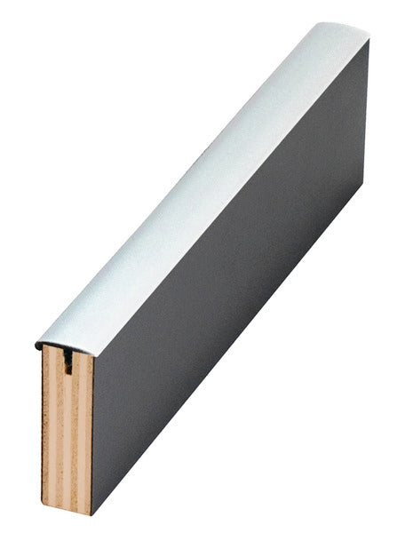 T-Umleimer mit Nase, Farbe: silber 5m