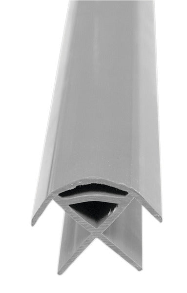 Eckverbindungsprofil Luxus 2,2 m - Mittelgrau