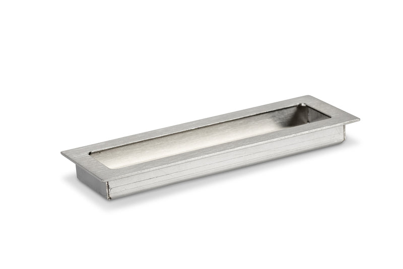 Griffschale Edelstahl, 145x50x15mm, EinbaumaÃ:135 x 37mm xT13mm