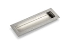 Griffschale Edelstahl, 145x50x15mm, Einbaumaß:135 x 37mm xT13mm