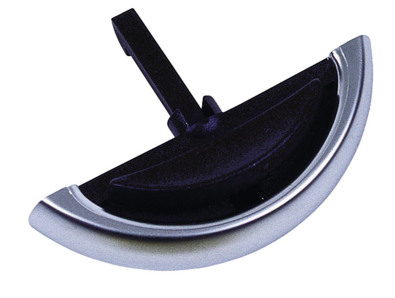 MÃ¶belgriff silber/schwarz mit GegenstÃ¼ck