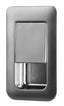 TÃ¼rschloss 36x59mm satine chrom TÃ¼rstÃ¤rke 12-18mm