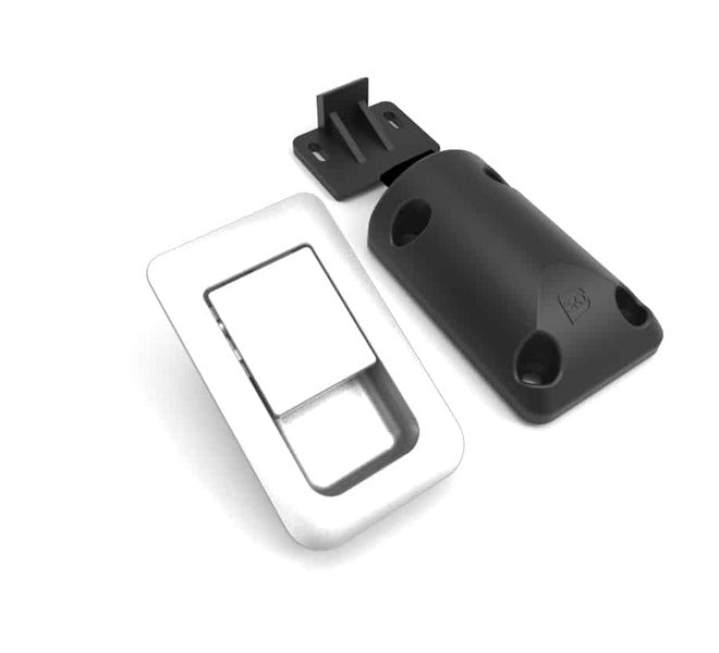Türschloss 36x59mm satine chrom Türstärke 12-18mm