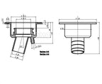 Einfüllstutzen für 40 mm Schlauch