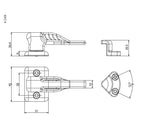 Türstopper schwarz RAL 9017