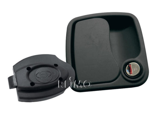 Zadi Eurogaragenschloss schwarz (Wandstärke 34-42mm), ohne Zylinder und Schlüssel