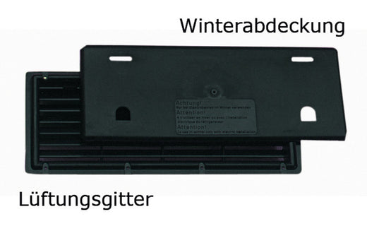 MPK Lüftungsgitter 375x150 mm, Winterabdeckung