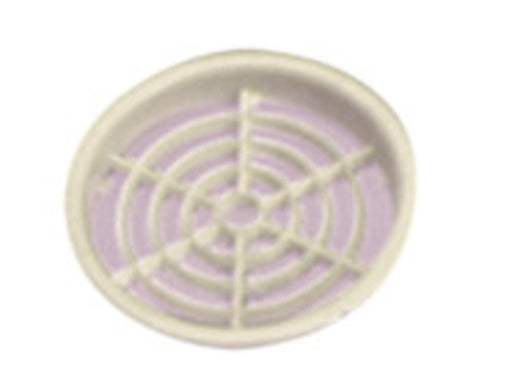 Möbellüftungsgitter 60 mm - Rund - Creme