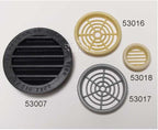 Möbellüftungsrosette 60mm rund grau