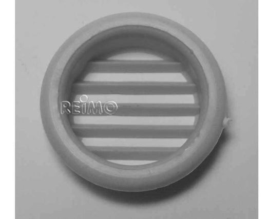 Möbellüftungsgitter - 32 mm - Rund - Grau