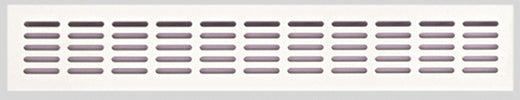 Lüftungsgitter 400 x 80 mm (weiß)