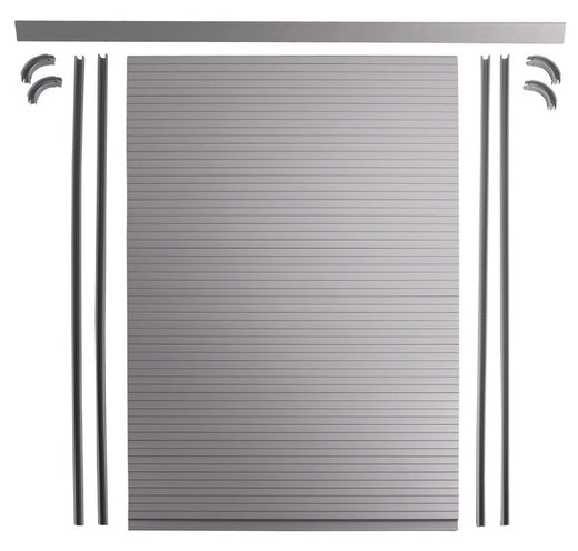 Carbest Rollladentür-Komplettset - Silber