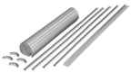 Rollladen-Kit inkl. Lamellen, Schienen, Kurven, Winkelprofil