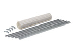 Rollladen-Kit inkl. Lamellen, Schienen, Kurven, Winkelprofil