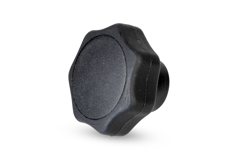 Sterngriff Kunstst. schwarz f. M8 Mutter/Sechskantschraube D=32 H=20