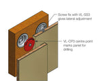 Perfekt für die Montage von abnehmbaren dünnwandigen Paneelen