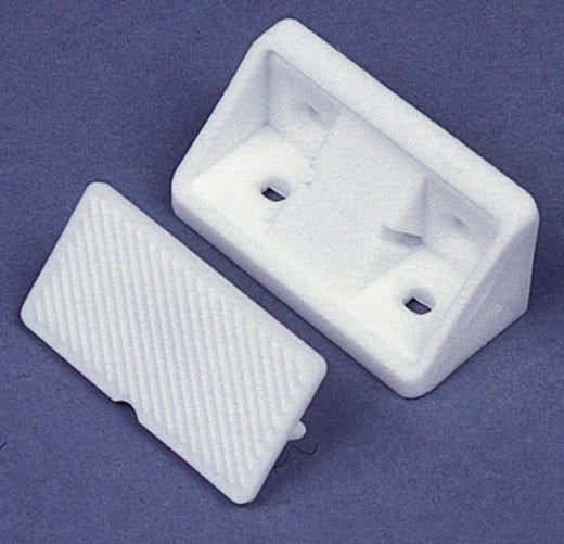 Möbelverbinder mit Kappe, weiß. 10 Stk. SB-verpackt