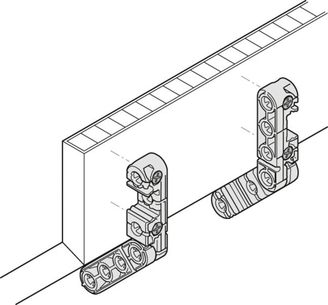 Ixconnect-Möbelverbinder schwarz 250Stk. Universalverbinder