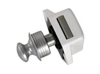 Push Lock Mini - Möbelschloss verchromt matt, 50erPack