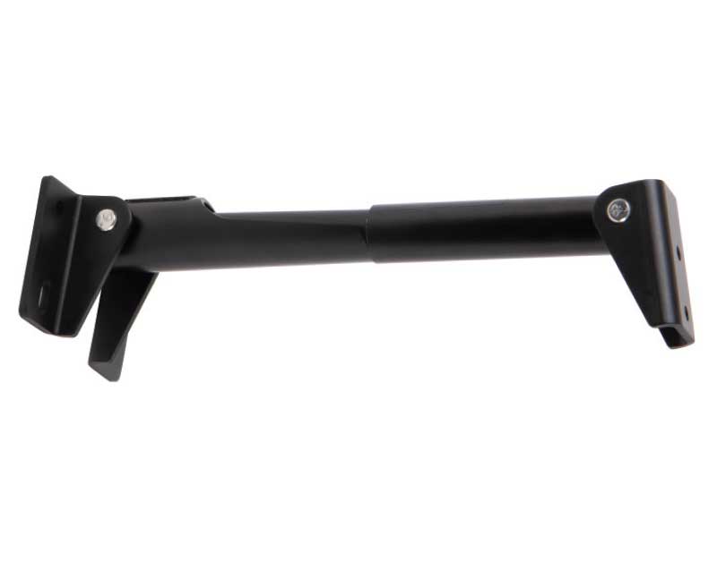 Tischplattenhalter abklappbar Länge 402mm, Aluminium schwarz eloxiert