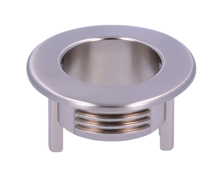 Push-Lock Set rund - Vernickelt, feingeschliffen