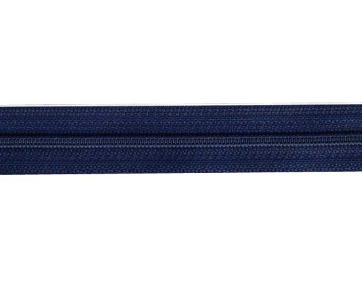 Endlos Reißverschluss als Meterware in blau, 2,5cm breit