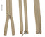 Reißverschluss 100cm, teilbar - aushakbar in beige, Kunststoff