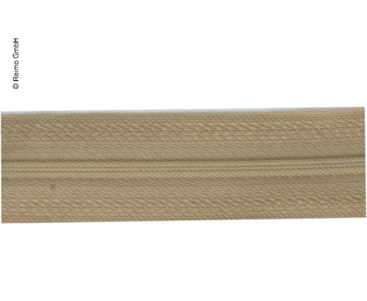 Endlos Reißverschluss als Meterware in beige, 2,5cm breit