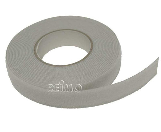Klettband Flausch-Anteil - 10 mm Breite - Grau - 5 m