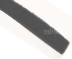 Klettband Flausch-Anteil - 10 mm Breite - Grau - 5 m