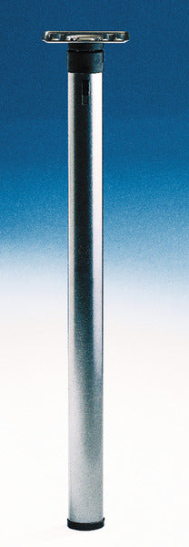 KESSE Klapptischfuß - Gelenk oben - 675 mm - Metallic