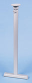 Lippert Klapptischfuß Silber mit T-Fuß - Höhe 720 mm Gelenk oben