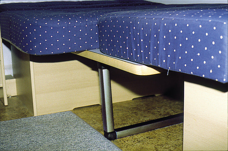 Klapptischfuß Silber - Gelenk mitte - Höhe 740 mm