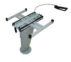 Einsäulen-Hubtisch Primero Comfort, 350-710mm, silbergrau