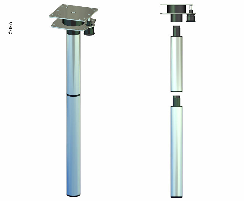 Ausdrehtischfuß - Höhe 756 mm