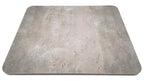 VIERT Leichtbau-Tischplatte - Oberseite Beton-Optik - Unterseite weiß matt - Kanten Beton-Optik - Klein