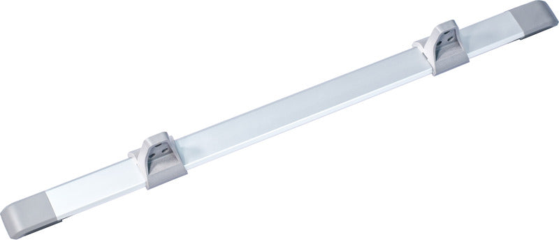 Tischgleitschiene 950mm, Alu silber, kpl. mit Wandhalter Bettposition