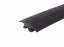 Abdeckprofil Airline-Schiene, Kunstst.flexibel,25m,schwarz,glatt30mm